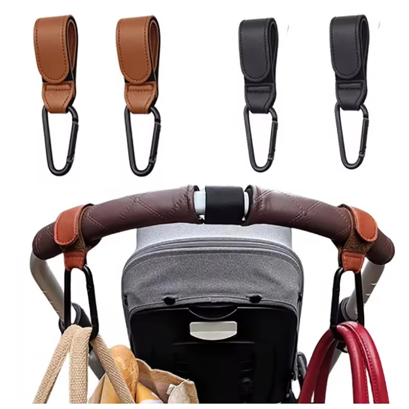 Baby Stroller Hook Fashion PU  - Travel Accessories For 1 Year Old 评论和价格